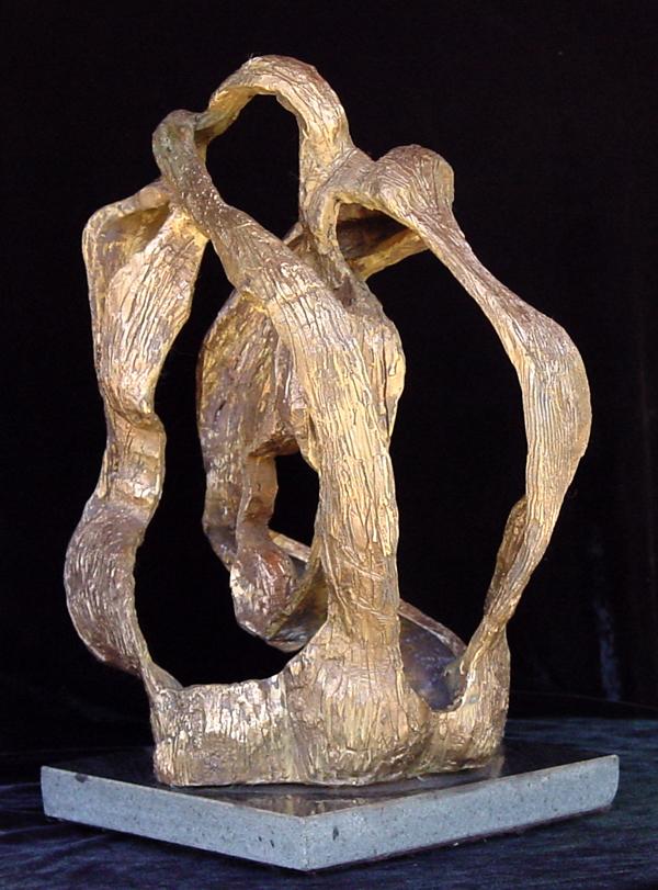 A bronze sculpture in a Fine Art Gallery.